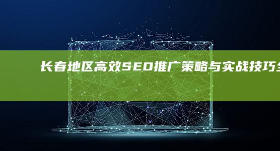 长春地区高效SEO推广策略与实战技巧全解析